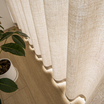 2024 m. naujas sutirštintas lininis langų ekranas, skaidrus, nepermatomas, apsaugantis nuo saulės, izoliacinis ekranas, užuolaidos svetainei, balkonui, miegamajam, užuolaida