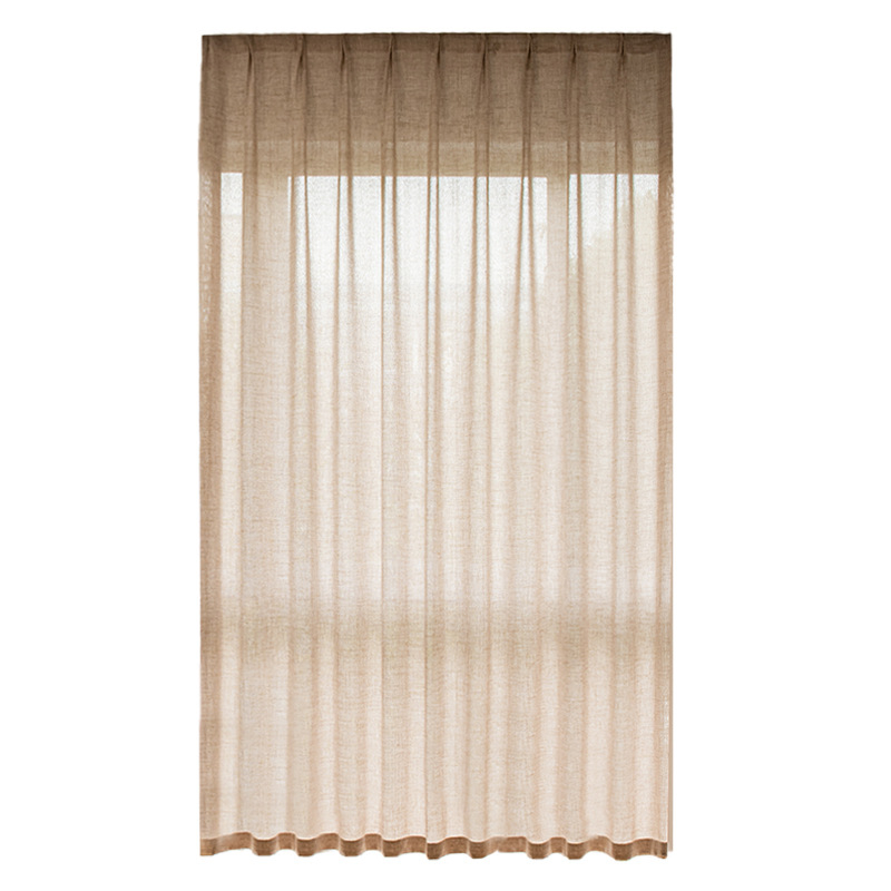 2024 m. naujas sutirštintas lininis langų ekranas, skaidrus, nepermatomas, apsaugantis nuo saulės, izoliacinis ekranas, užuolaidos svetainei, balkonui, miegamajam, užuolaida