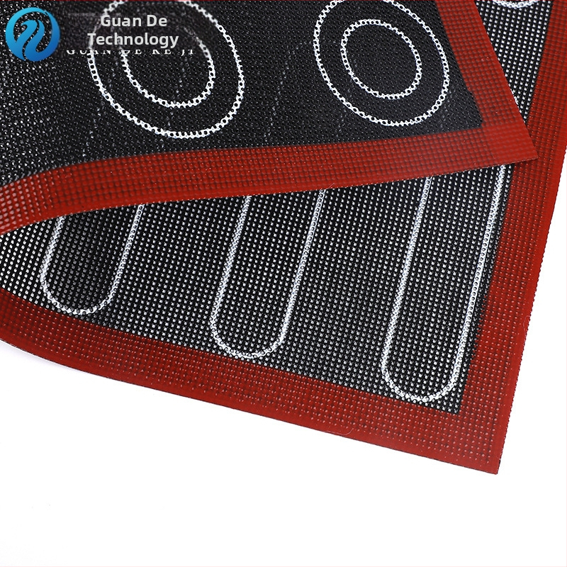 Amazon Незалепваща куха подложка за печене на бисквити, пуф хляб, дишаща силиконова куха подложка за печене от стъклени влакна