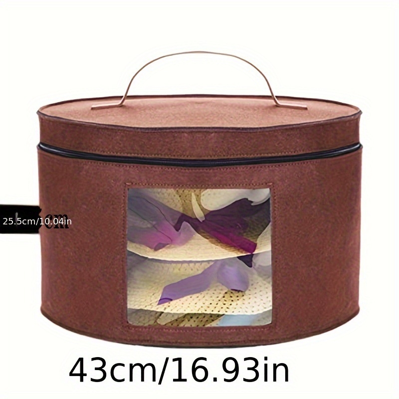 Kanta za pohranu šešira, sklopiva kutija za pohranu šešira za muškarce i žene - putna kutija za pohranu šešira, torba za kaubojske šešire