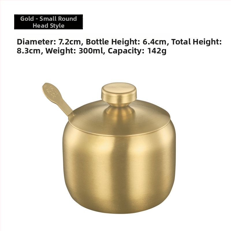 Prieskonių bakas virtuvei, buitiniam naudojimui, 304 nerūdijančio plieno prieskonių bakas, vieno komercinio restorano čili aliejaus bakas, druskos bakas, prieskonių dėžutė