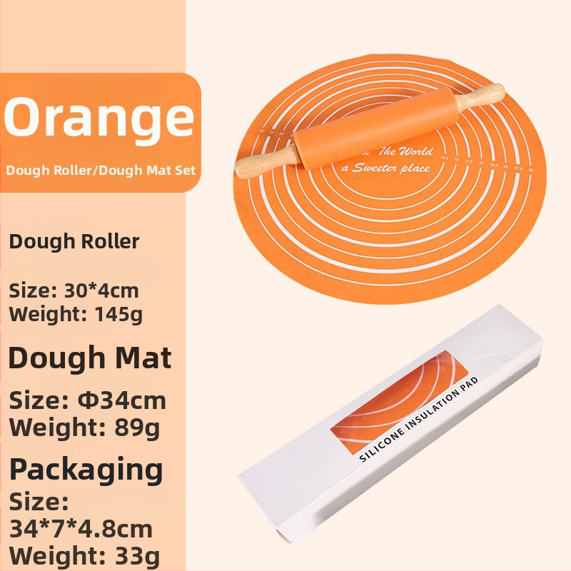Силиконова точилка за готвене и печене, средна точилка за месене, костюм за печене, точилка за месене, костюм за подложка за месене