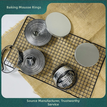 Φόρμα για μπισκότα κέικ από ανοξείδωτο ατσάλι με παχύρρευστη φόρμα κοπής για ζυμαρικά, στρογγυλή μους, σετ μπισκότων επιδόρπιο 11 τεμαχίων