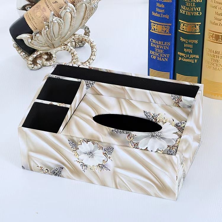 Daugiafunkcinė servetėlių dėžutė, popierinė dėžutė, kavos staliukas, svetainės nuotolinio valdymo pulto laikymo dėžutė, buitinė servetėlių popierinė dėžutė, paprasta, miela