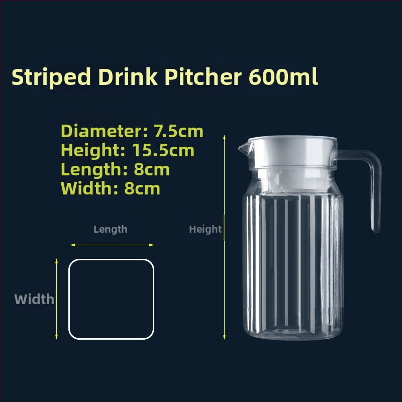 Ακρυλικό πλαστικό κρύο βραστήρα εστιατόριο βραστήρα εστιατόριο μπαρ μπύρα γλάστρα λουλούδι τσαγιέρα καράφα PC χυμός δοχείο