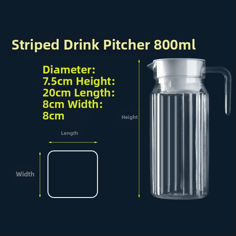 Ακρυλικό πλαστικό κρύο βραστήρα εστιατόριο βραστήρα εστιατόριο μπαρ μπύρα γλάστρα λουλούδι τσαγιέρα καράφα PC χυμός δοχείο