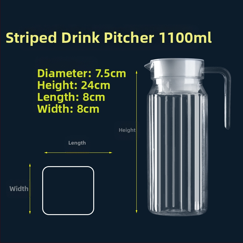 Ακρυλικό πλαστικό κρύο βραστήρα εστιατόριο βραστήρα εστιατόριο μπαρ μπύρα γλάστρα λουλούδι τσαγιέρα καράφα PC χυμός δοχείο