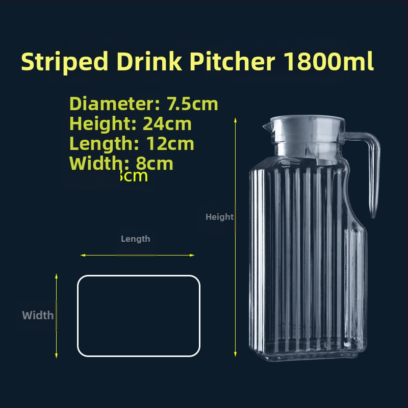 Ακρυλικό πλαστικό κρύο βραστήρα εστιατόριο βραστήρα εστιατόριο μπαρ μπύρα γλάστρα λουλούδι τσαγιέρα καράφα PC χυμός δοχείο