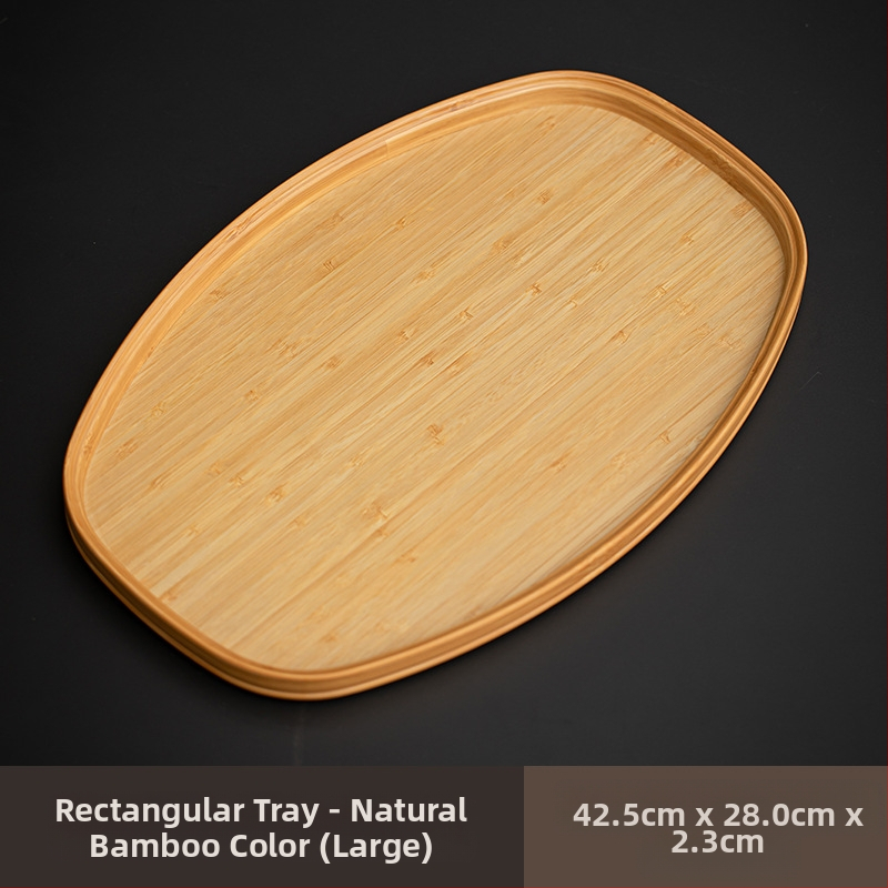 Ιαπωνικός δίσκος τσαγιού από γυαλί με λουλούδια Begonia, ρετρό δίσκος τσαγιού από μπαμπού, απλός δίσκος σνακ φρούτων για το σπίτι, δίσκος αποθήκευσης