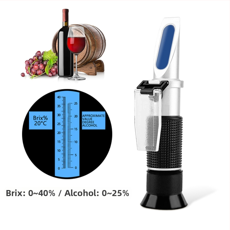Рефрактометър за вино 40% захар 25% алкохол Електрически червено вино бира Многофункционален домакински креативен отварачка за бутилки g