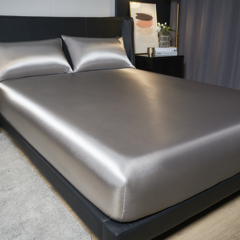 Piiriülese kaubanduse satiinist siidist voodikate, ühevärviline madratsi kaitsekate, Euroopa ja Ameerika satiinist voodikate