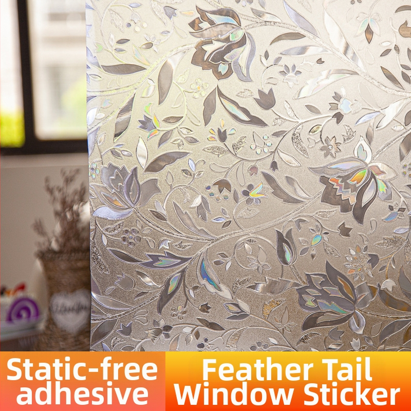 Kodumaine väike rullklaasist kleebis akna varjutuskleebis klaaskile paksendatud plahvatuskindel päikesekaitsekreem mattklaasist kleebis staatiline elekter