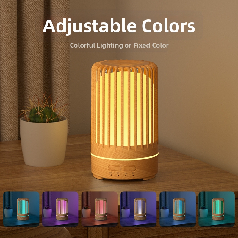 Cezhraničný vtáčí klietka s dutým drevom, aromaterapeutický stroj na spálňu, malý zvlhčovač vzduchu, nočný stolík, zahraničný obchod, plug-in aromaterapeutický difuzér