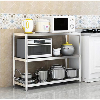 Sustorintas nerūdijančio plieno laikymo stovas, daugiasluoksnis, daugiafunkcis, mikrobangų krosnelės stovas, miegamasis, svetainė, balkonas, maisto prekių stovas, parduodamas