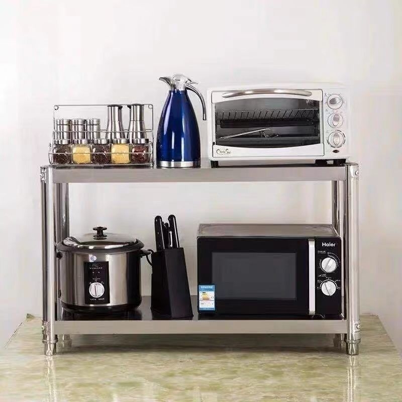 Sustorintas nerūdijančio plieno laikymo stovas, daugiasluoksnis, daugiafunkcis, mikrobangų krosnelės stovas, miegamasis, svetainė, balkonas, maisto prekių stovas, parduodamas