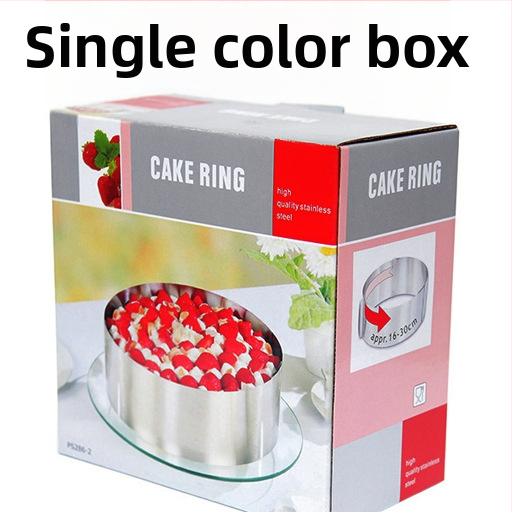 Αν θέλετε να βρείτε στρογγυλό κύκλο μους από ανοξείδωτο χάλυβα, μπορεί να ρυθμιστεί χειροκίνητα, καλούπι κέικ κύκλου κέικ DIY πολλαπλών σχημάτων καρδιάς