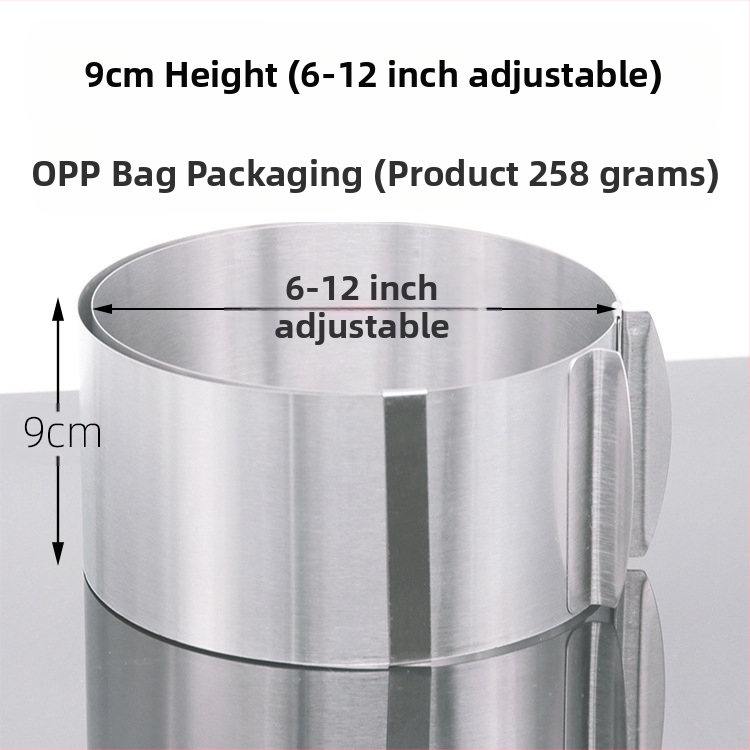 Αν θέλετε να βρείτε στρογγυλό κύκλο μους από ανοξείδωτο χάλυβα, μπορεί να ρυθμιστεί χειροκίνητα, καλούπι κέικ κύκλου κέικ DIY πολλαπλών σχημάτων καρδιάς