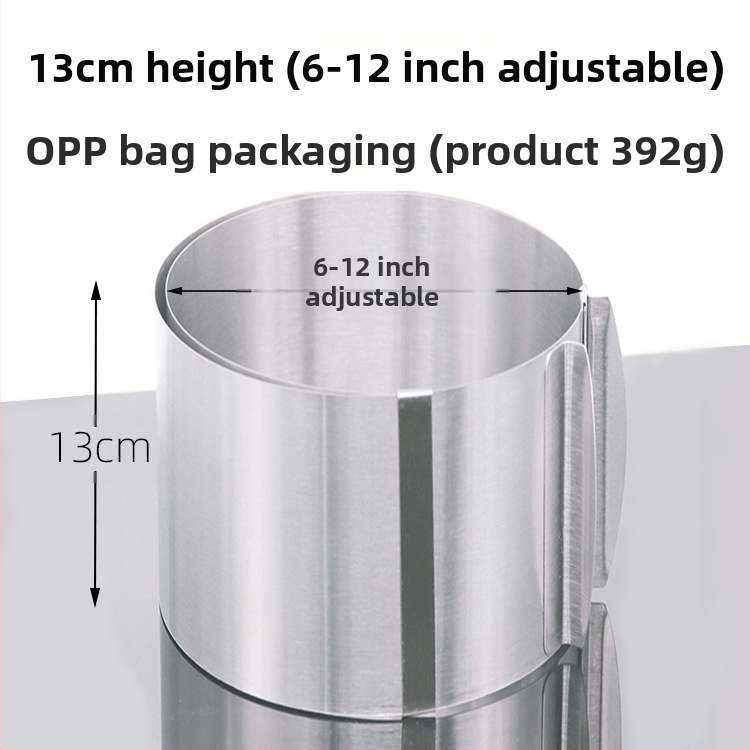 Αν θέλετε να βρείτε στρογγυλό κύκλο μους από ανοξείδωτο χάλυβα, μπορεί να ρυθμιστεί χειροκίνητα, καλούπι κέικ κύκλου κέικ DIY πολλαπλών σχημάτων καρδιάς