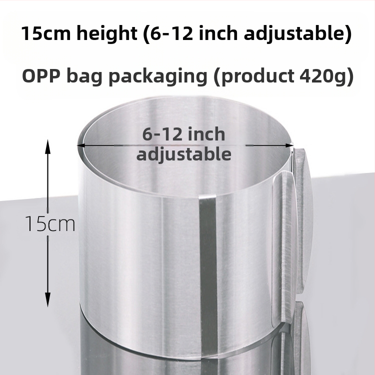 Αν θέλετε να βρείτε στρογγυλό κύκλο μους από ανοξείδωτο χάλυβα, μπορεί να ρυθμιστεί χειροκίνητα, καλούπι κέικ κύκλου κέικ DIY πολλαπλών σχημάτων καρδιάς