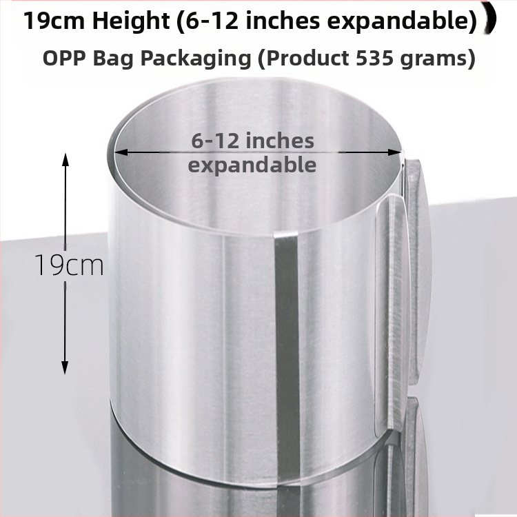 Αν θέλετε να βρείτε στρογγυλό κύκλο μους από ανοξείδωτο χάλυβα, μπορεί να ρυθμιστεί χειροκίνητα, καλούπι κέικ κύκλου κέικ DIY πολλαπλών σχημάτων καρδιάς