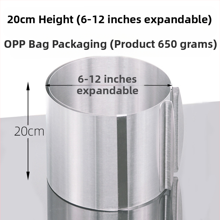 Αν θέλετε να βρείτε στρογγυλό κύκλο μους από ανοξείδωτο χάλυβα, μπορεί να ρυθμιστεί χειροκίνητα, καλούπι κέικ κύκλου κέικ DIY πολλαπλών σχημάτων καρδιάς