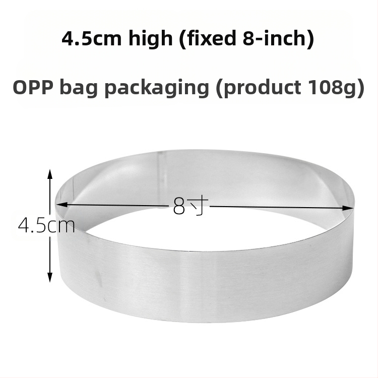 Αν θέλετε να βρείτε στρογγυλό κύκλο μους από ανοξείδωτο χάλυβα, μπορεί να ρυθμιστεί χειροκίνητα, καλούπι κέικ κύκλου κέικ DIY πολλαπλών σχημάτων καρδιάς