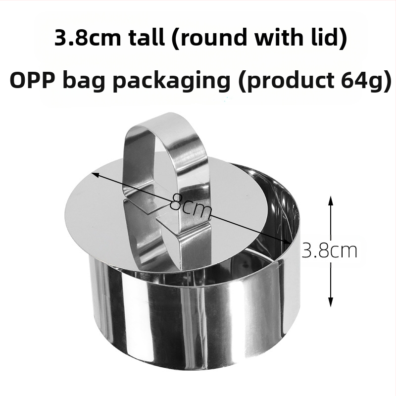 Αν θέλετε να βρείτε στρογγυλό κύκλο μους από ανοξείδωτο χάλυβα, μπορεί να ρυθμιστεί χειροκίνητα, καλούπι κέικ κύκλου κέικ DIY πολλαπλών σχημάτων καρδιάς