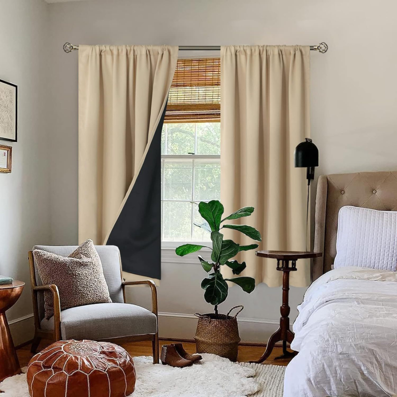 2024. aasta uus täisvarjutuskattega kile piiriüleselt müüdavad kardinad elutoa magamistoale Amazon WISH platvormile