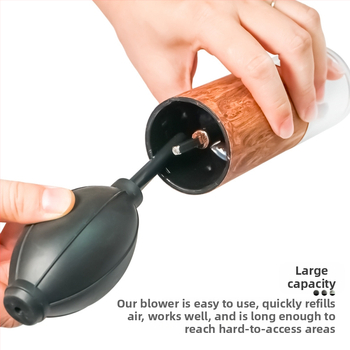 Kohvipulbri puhastusballooni kohviveski spetsiaalne puhumispulbri puhastushari