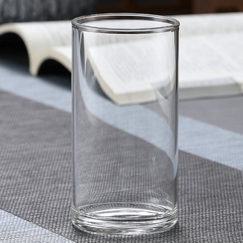 Gao Peng Διαφανές γυάλινο ποτήρι σιλικόνης με φυσαλίδες, ίσιο στρογγυλό ποτήρι, διαφανές ποτήρι κρύου ποτού, ποτήρι χυμού ποτού