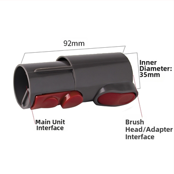 Tinka dulkių siurbliui, adapteris konvertavimui iš V6/DC44/45/52/58/59 į 32 mm, pasižymi dideliu universalumu.