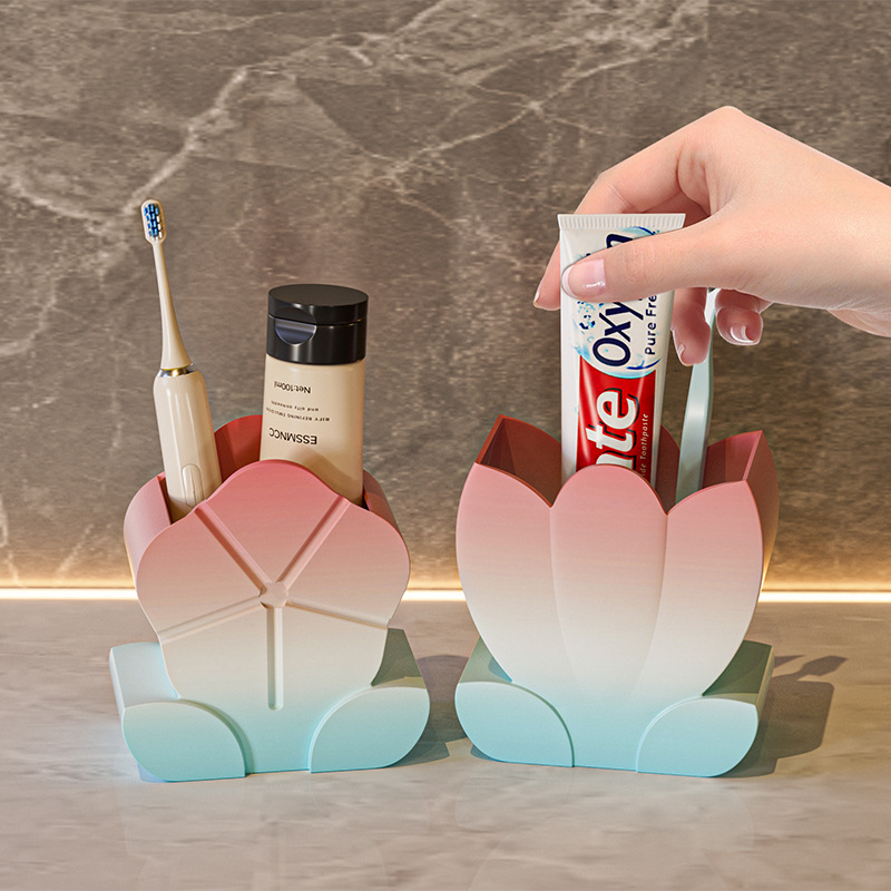 Mažas raudonas knygelės nykštys mielas siurbimo puodelio pirštai dantų šepetėlių stovas interneto įžymybių kabliukas juokingas asmenybės elektrinis dantų šepetėlio laikiklis