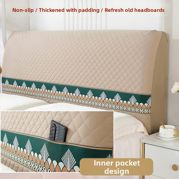 Viss iekļauts gultas pārvalka pārvalks, mīksta soma, vienkāršs, moderns, putekļus necaurlaidīgs, universāls gultas pārvalks, koka gultas atzveltnes pārvalks, 2023. gads, jauns