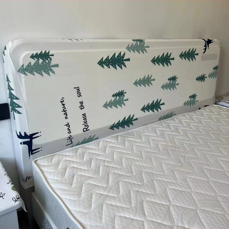 Viss iekļauts gultas pārvalka pārvalks, mīksta soma, vienkāršs, moderns, putekļus necaurlaidīgs, universāls gultas pārvalks, koka gultas atzveltnes pārvalks, 2023. gads, jauns