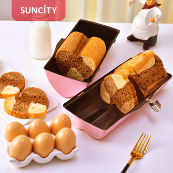 Yangchen 450 γρ. Καλούπι για τοστ, Ροζ, Αντικολλητικό, Μικρό Κουτί Τοστ, Ρολό για Κέικ, Ελβετικό Ρολό, Κρυστάλλινο, Κυπαρίσσι