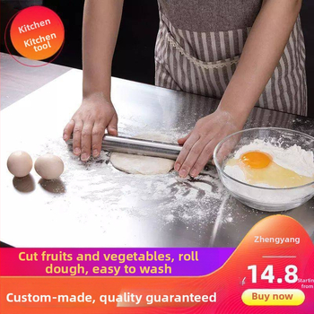 Σανίδα κοπής από ανοξείδωτο ατσάλι 304 κουζίνας, σανίδα κοπής, σανίδα κύλισης πάνελ από ανοξείδωτο ατσάλι και σανίδα τριβής πάνελ από ανοξείδωτο ατσάλι διπλής χρήσης