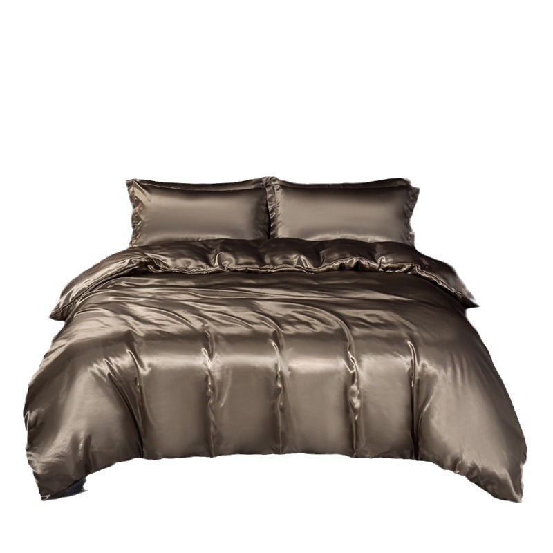 Tehase hulgimüügi reaktiivtrüki ja värvimisega heledast luksuslikust siidist neljaosaline tekikott voodipesu tekikott AliExpressist piiriülene voodipesu