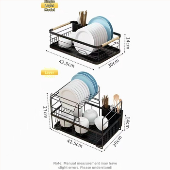 Ράφι αποθήκευσης πιάτων Ράφι αποστράγγισης νερού Ράφι αποθήκευσης Τραπέζι κουζίνας Επιφάνεια κουζίνας Τσοπ στικς πιάτων Ντουλάπι Τσοπ στικς πιάτων Κουτί αποθήκευσης αποστράγγισης Εργοστάσιο