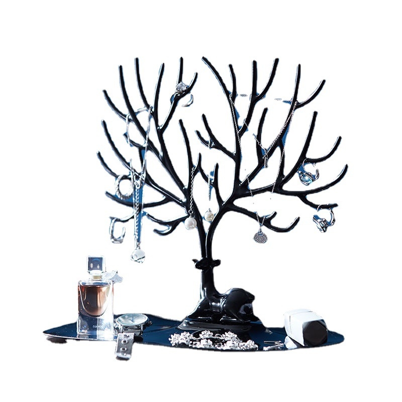 Nauji rago formos auskarai, papuošalų demonstravimo stovas, auskarai, apyrankės, papuošalų laikymas, gelsvai ruda pakaba, madingi ir įperkami