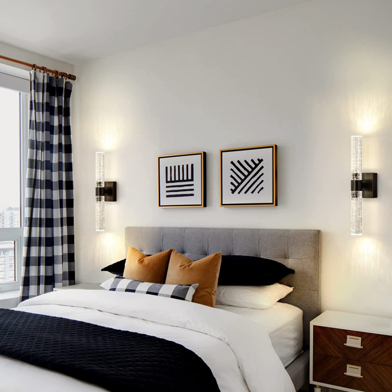 Piiriülesed lambid kuldne kristallklaasist tualettlaualamp LED-seinalamp moodne kristallseinalamp magamistoa lambid hulgimüük