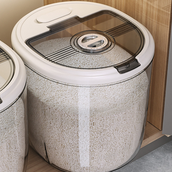 Buitinis ryžių kibiras, sandarus, atsparus vabzdžiams, drėgmei, maistinių ryžių laikymo dėžė, virtuvės ryžių stiklainis, miltų laikymo bakas, įvairūs grūdų kibiras