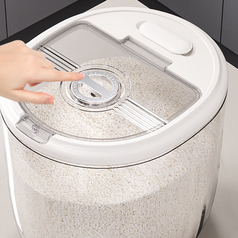 Buitinis ryžių kibiras, sandarus, atsparus vabzdžiams, drėgmei, maistinių ryžių laikymo dėžė, virtuvės ryžių stiklainis, miltų laikymo bakas, įvairūs grūdų kibiras