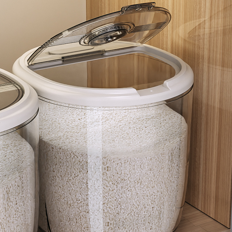 Buitinis ryžių kibiras, sandarus, atsparus vabzdžiams, drėgmei, maistinių ryžių laikymo dėžė, virtuvės ryžių stiklainis, miltų laikymo bakas, įvairūs grūdų kibiras