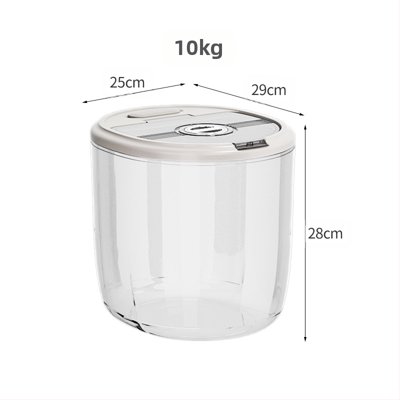 Buitinis ryžių kibiras, sandarus, atsparus vabzdžiams, drėgmei, maistinių ryžių laikymo dėžė, virtuvės ryžių stiklainis, miltų laikymo bakas, įvairūs grūdų kibiras