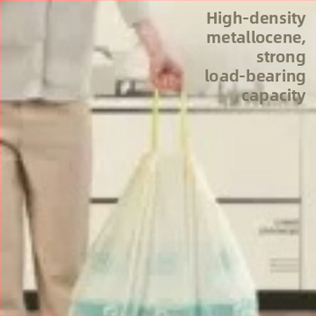 Σακούλα απορριμμάτων κουζίνας, μεγάλη, φορητή, τσάντα οικιακής χρήσης με κορδόνι, εξαιρετικά χοντρή, πλαστική σακούλα μεγάλης χωρητικότητας για αποθήκευση κουζίνας