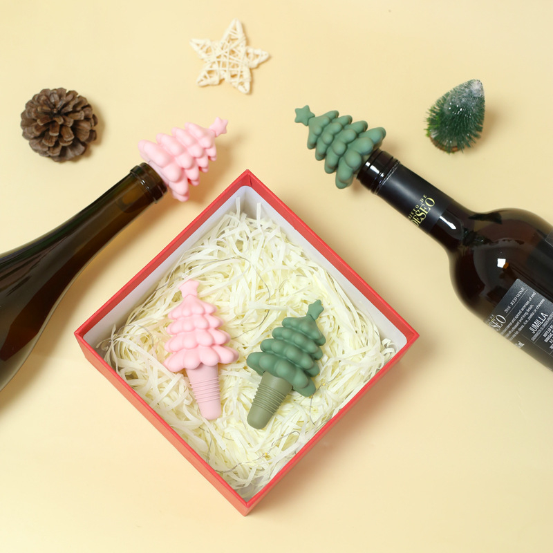 Silikoninis butelio kamštis, kalėdinės eglutės raudonojo vyno kamštis, buitinis vynas, raudonojo vyno konservavimas, sandarus kamštis, užsandarintas vyno butelio dangtelis, tarpvalstybinis