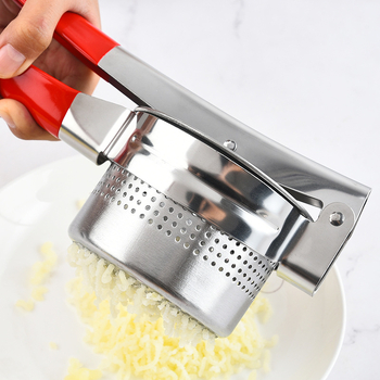 Νέος ανοξείδωτος στίφτης πατάτας οικιακός χειροκίνητος στίφτης φρούτων και λαχανικών, δημιουργικός στίφτης πατάτας