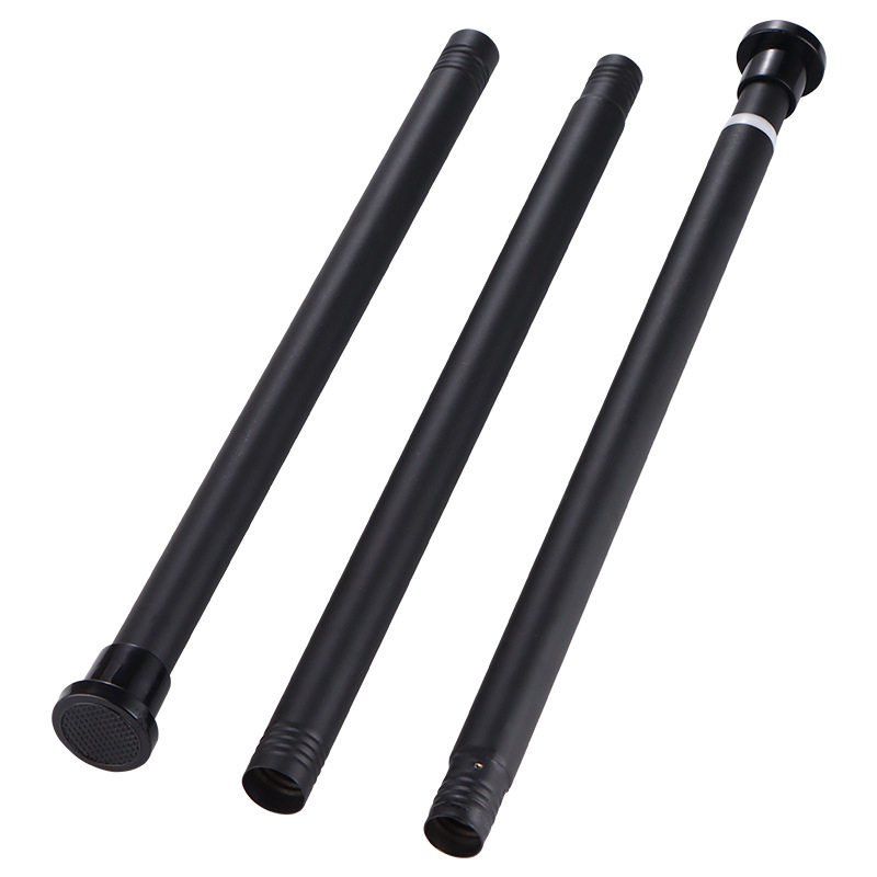 25 mm nerūdijančio plieno dušo užuolaida be perforacijos, daugiafunkcis teleskopinis strypas, vonios kambario užuolaidų strypas, dušo užuolaidos, durų užuolaidų atraminis strypas