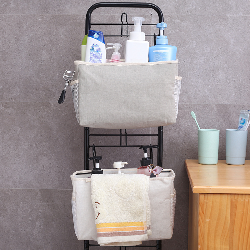 Multifunktsionaalne voodiäärne rippkott, kolledži ühiselamu voodiäärne riidest rippkorv, voodiriided, hoiustamise artefakt