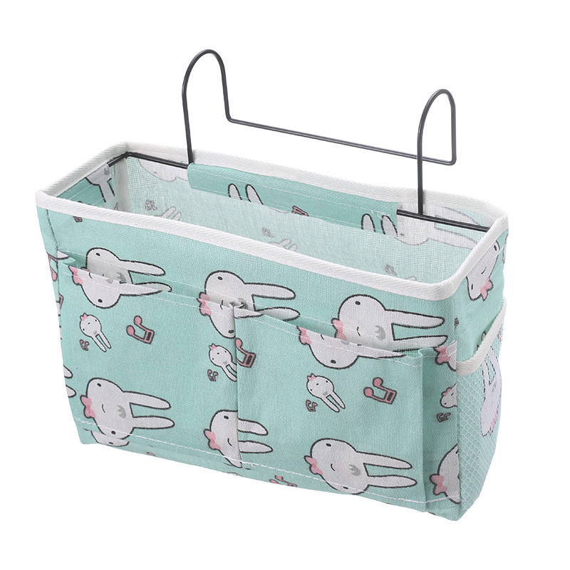 Multifunktsionaalne voodiäärne rippkott, kolledži ühiselamu voodiäärne riidest rippkorv, voodiriided, hoiustamise artefakt